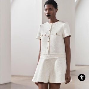 ZARA - SHORT STRUCTURED DRESS ZW COLLECTION